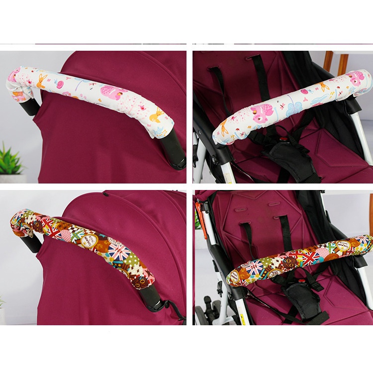 Vỏ Bọc Tay Cầm Xe Đẩy Em Bé Bằng Vải oxford