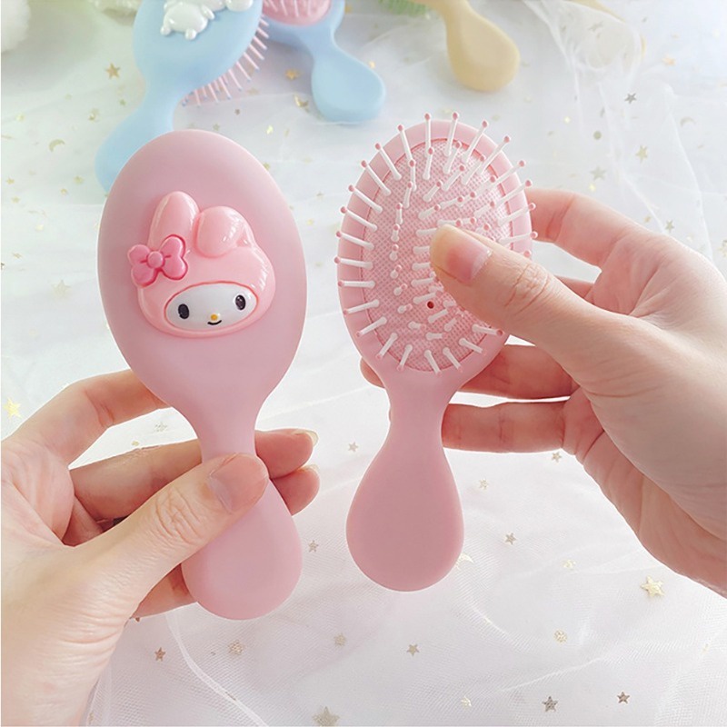 Sanrio Lược Nhỏ Mát Xa Đầu Chống Tĩnh Điện Họa Tiết Hoạt Hình melody Dễ Thương Cho Bé Gái