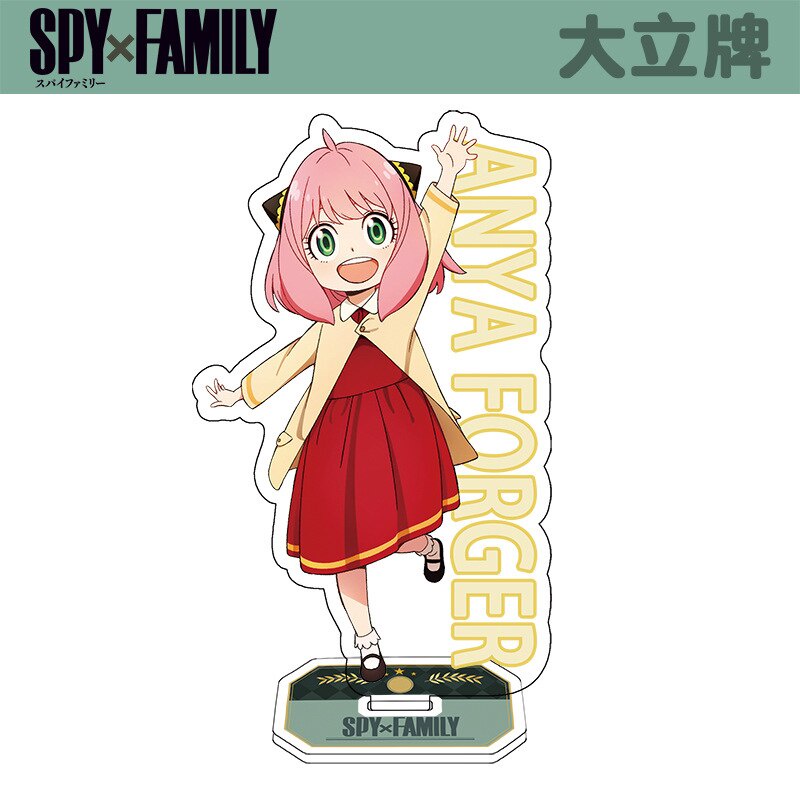 Mô hình Standee Popular Anime SPY X FAMILY Twilight Yor Forger Anya Forger để bàn tượng nhựa acrylic
