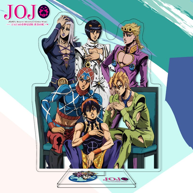 Mô hình Standee Jojos Bizarre Adventure Stone Ocean Series Jolyne Cujoh Weather mica trong anime chibi trưng bày 1