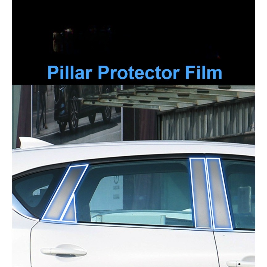 Mazda CX5 KF CX-5 2018 - 2025 Trụ Cột Nắp Giữa Cột Bảo Vệ Phim Tpu 10 Cái / bộ Phụ Kiện Bảo Vệ Bên N