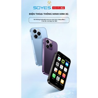 Điện Thoại Mini Siêu Nhỏ Cảm Ứng Soyes XS13 Fullbox Android Hỗ trợ 2 SIM