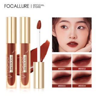 FOCALLURE Son kem trang điểm màu sắc nhung lì tùy chọn mềm mịn chống thấm nước lâu trôi