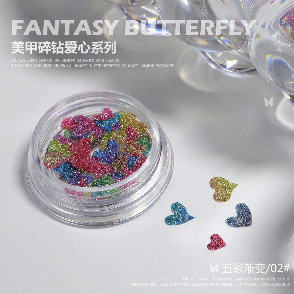 Hình Dán Trang Trí Móng Tay Họa Tiết Bướm 3d laser