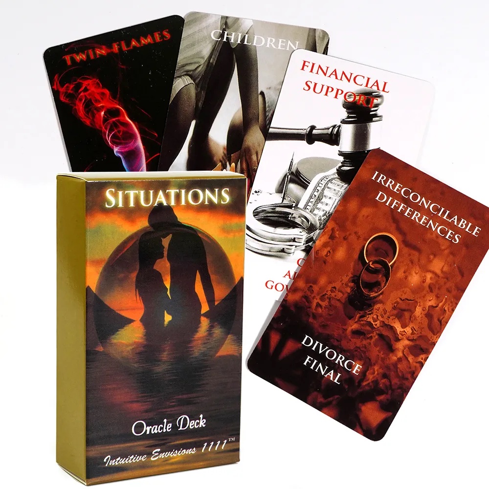Situations Oracle 60pcs Party Card Game Fortune Telling Tarot Deck
