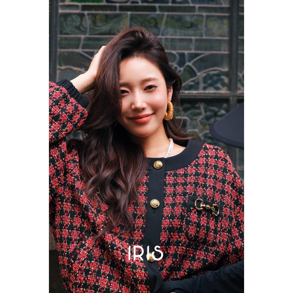 Bộ áo khoác Iris Boutique IT2023YD09 My wine - Đẳng cấp và phong cách thời trang