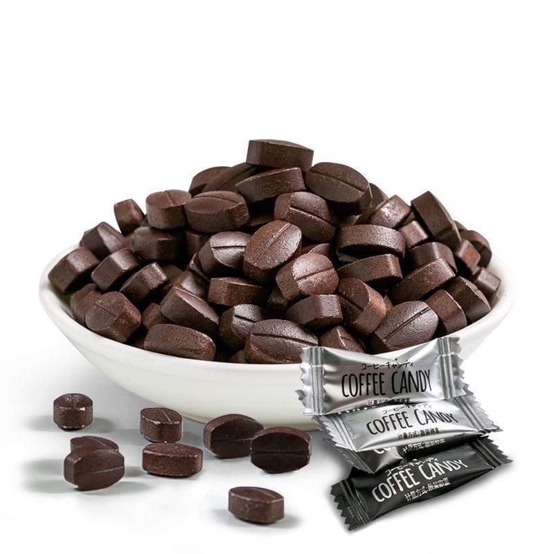 Gói 100gr được khoảng 90 viên kẹo ngậm cà phê không đường