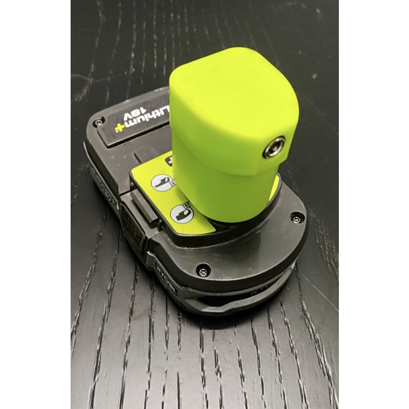 Dock Sạc Ryobi 18v Lion cho pin zin bằng adapter rời.