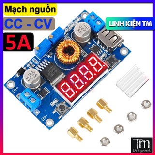 Mạch Nguồn Hạ Áp Có Chỉnh Dòng Và Hiển Thị XL4015 5A