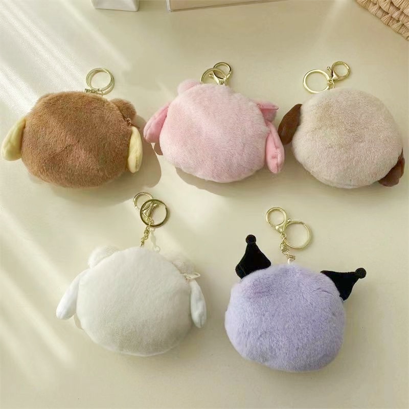 Dễ Thương Móc Khóa Hình Búp Bê Nhồi Bông sanrio melody Đáng Yêu