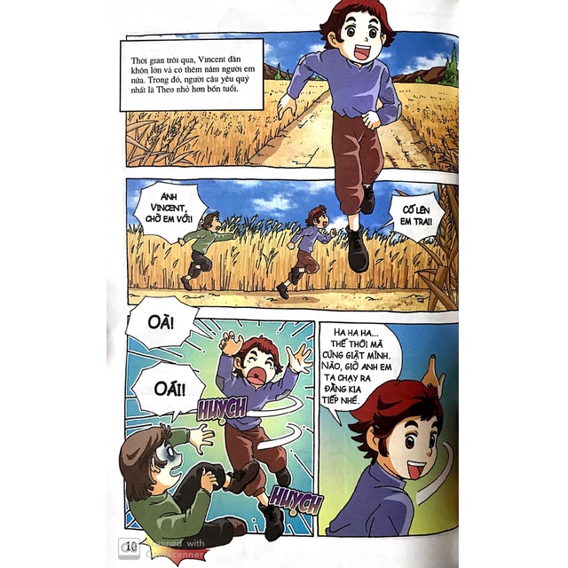 Sách Who? Comic Chuyện Kể Về Danh Nhân Thế Giới - Vincent Van Gogh