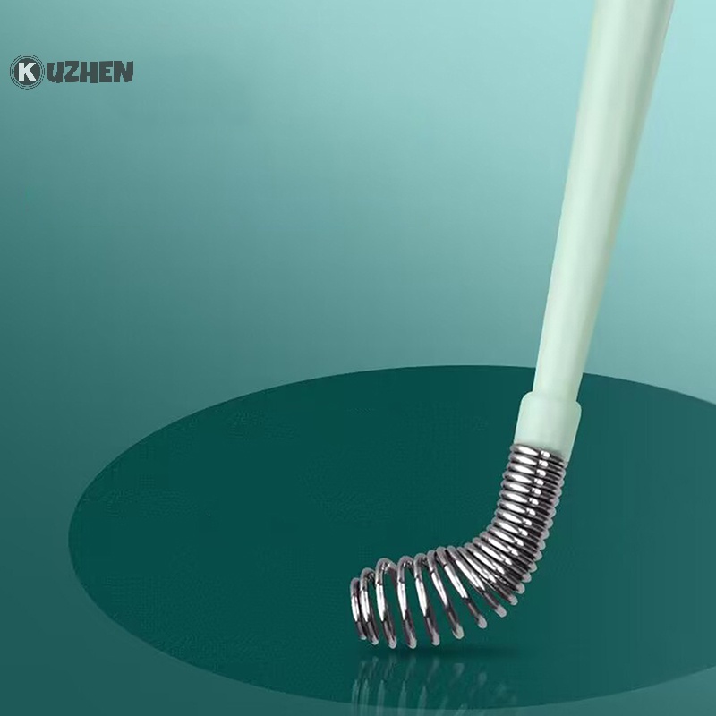 Kuzhen Bộ 2 Dụng Cụ Lấy Ráy Tai Bằng Silicon Mềm Hình Xoắn Ốc
