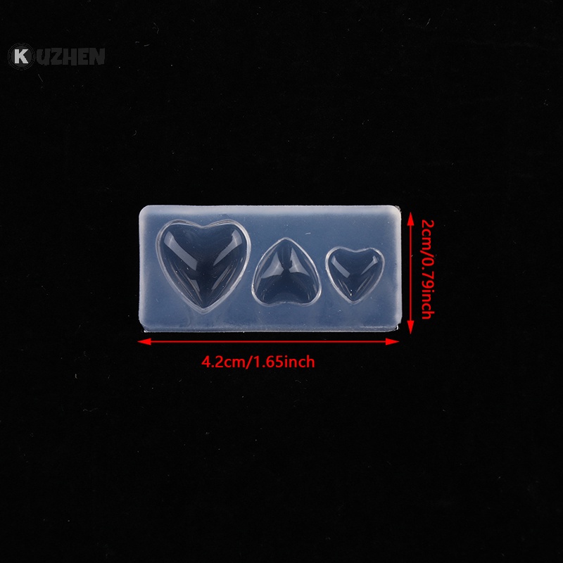 Khuôn silicone Hình Gấu / Bướm / Trái Tim 3d diy