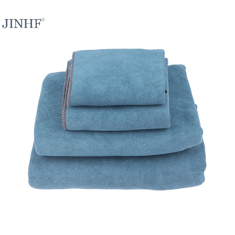 Jinhf Khăn Lông Cừu San Hô Hai Mặt Thấm Hút Nước Nhanh Khô Dùng Trong Rửa Xe Hơi