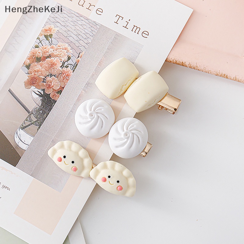 Kẹp Tóc bb Hình Bánh Bao Hấp Nhỏ Nhắn Dễ Thương Phong Cách Hàn Quốc Cho Nữ