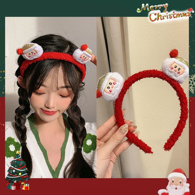 Băng Đô Cài Tóc Hình Sừng Tuần Lộc Giáng Sinh