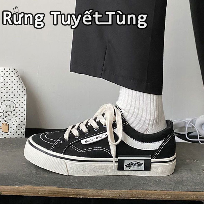 SHANMUSENLIN☘️Giày Thể Thao canvas Phong Cách Hàn Quốc Thời Trang Cho Nữ