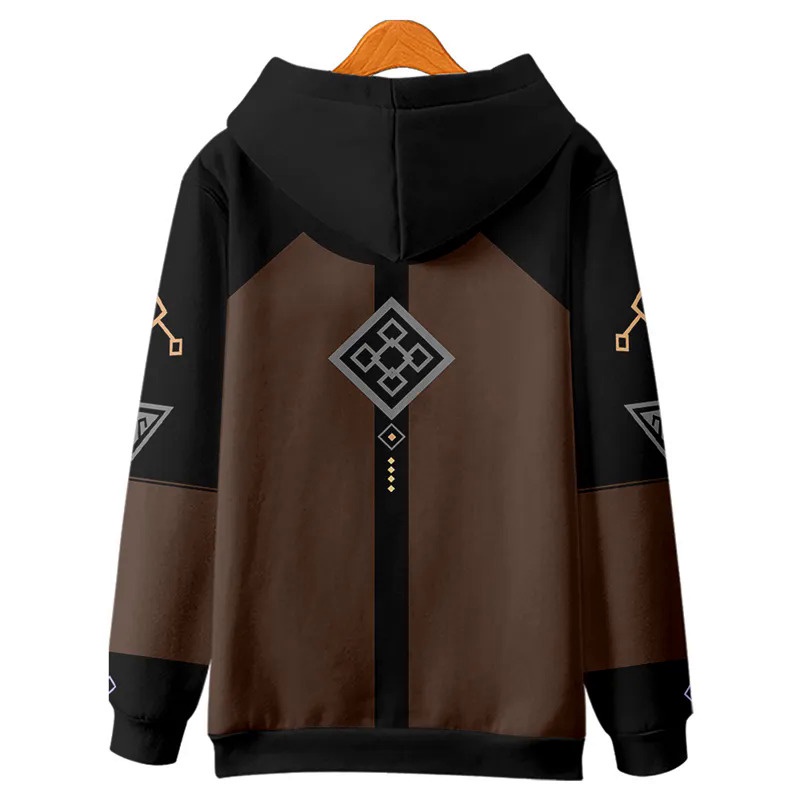 Hot game genshin Impreza zhongli zhong li Áo hoodie In Họa Tiết 3d Cỡ Lớn Cho Nam / Nữ