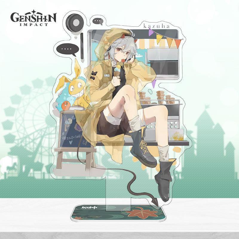 Mô hình Standee Genshin Impact Angel Anime Keychain Women Shikanoin Heizou Kunikuzushi Kaedehara Kazuha Xiao Acrylic