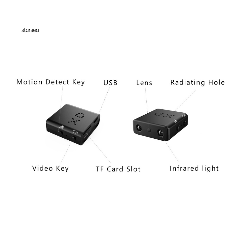 Camera Hồng Ngoại mini sra zk Độ Phân Giải Cao 1080p
