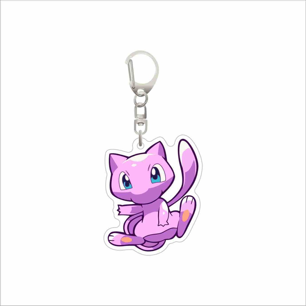 Pokémon Pokémon Acrylic Móc khóa Mặt dây chuyền ngoại vi Huy hiệu Trâm cài