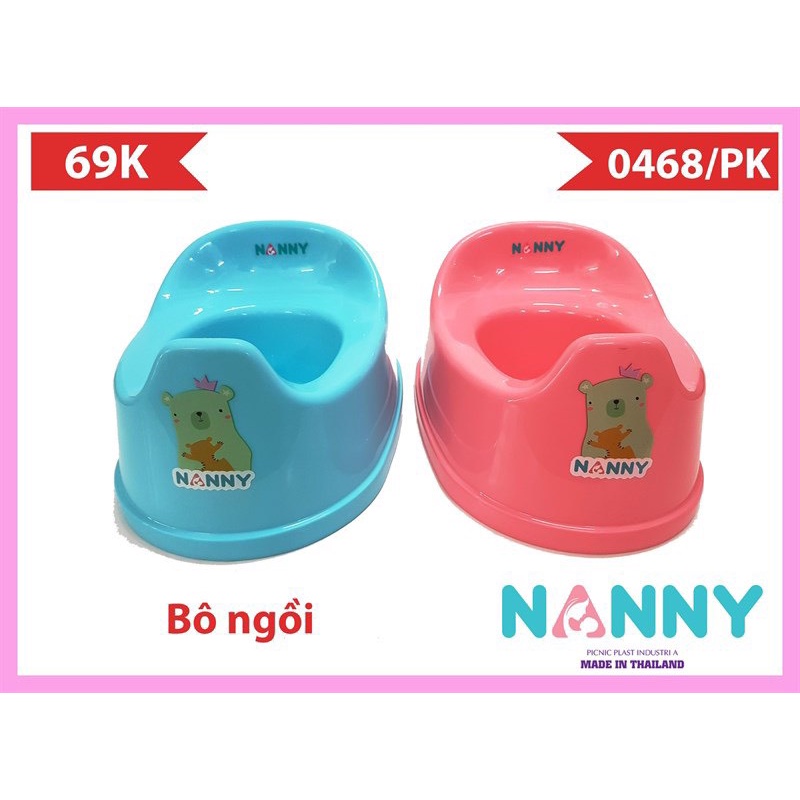 Bô ngồi vệ sinh cho bé kháng khuẩn Nanny Thái Lan - 0468 - Minakhosimevabe