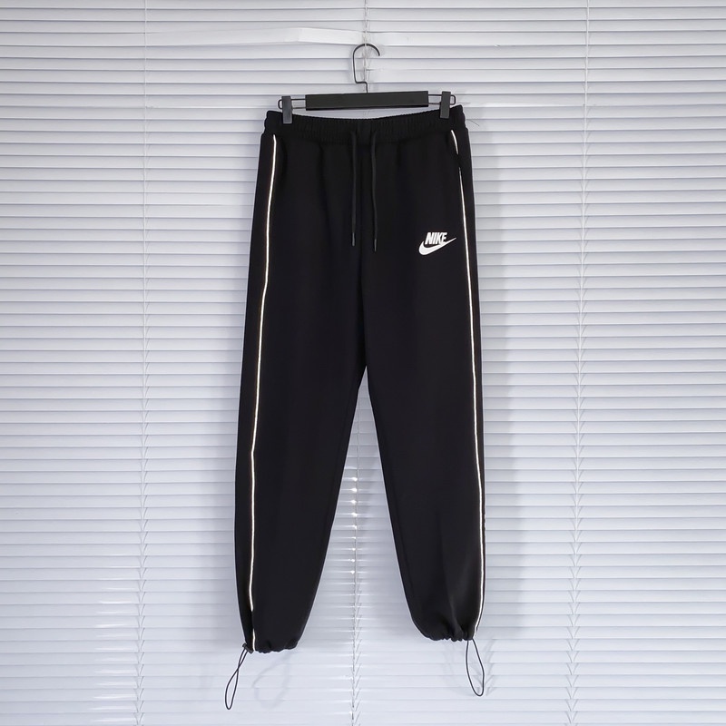 Nike Quần jogger Thể Thao Kẻ Sọc Phản Quang Lót Lông Giữ Ấm Mắt Chống Gió Cho Nam