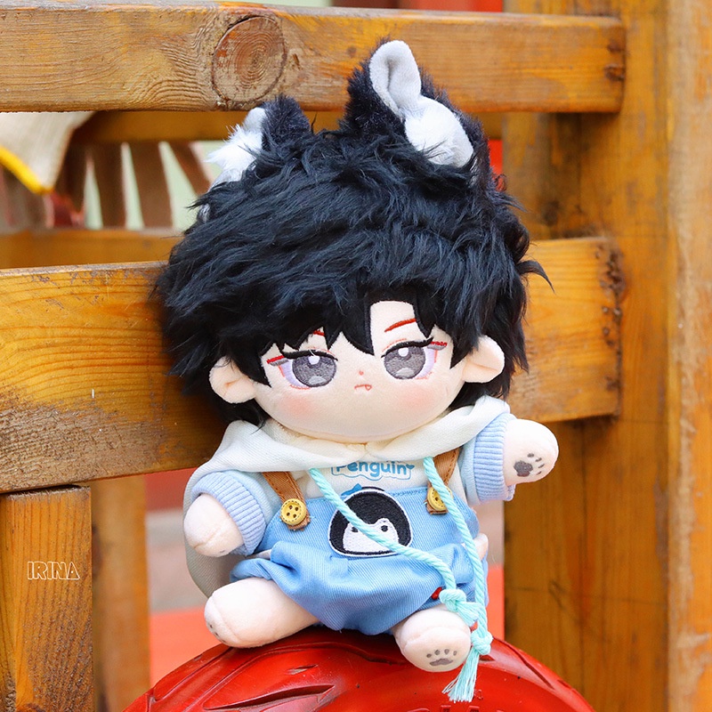 Mới Bộ Quần Yếm Dài 20cm Bằng cotton Thời Trang Cho Búp Bê