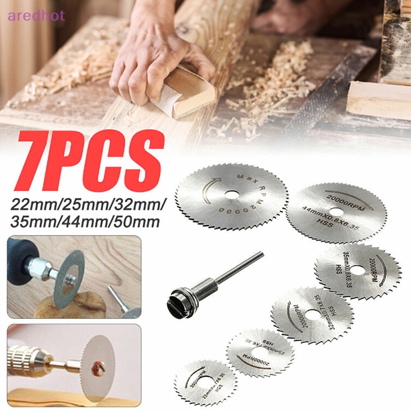 Aredhot Bộ 7 Lưỡi Cưa Tròn Trục Quay Mới