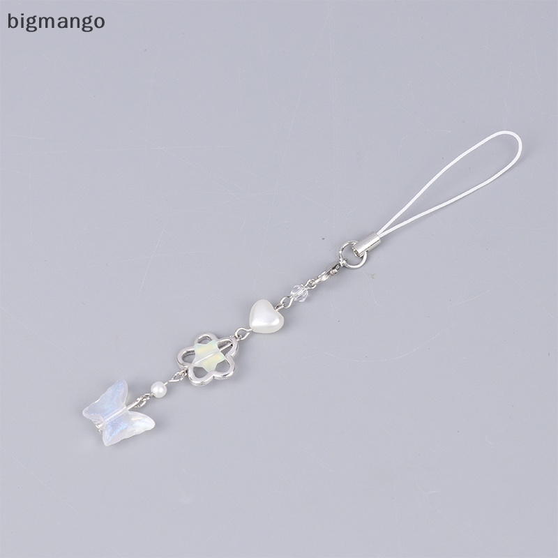 Bigmango y2k Dây Đeo Điện Thoại Trong Suốt Hình Nơ Ngọt Ngào Chống Thất Lạc Có Móc Khóa Cho Nữ