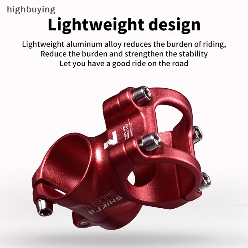Trục Ghi Đông Xe Đạp Leo Núi Siêu Nhẹ 31.8mm 7 Độ 45 55 65 70 80 90 100 110mm Mới
