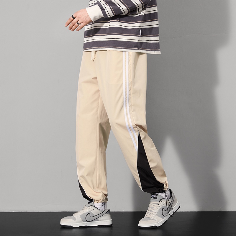 Plus Quần Dài Lưng Cao Dáng Ôm Thời Trang Đường Phố Cá Tính Cho Nam
