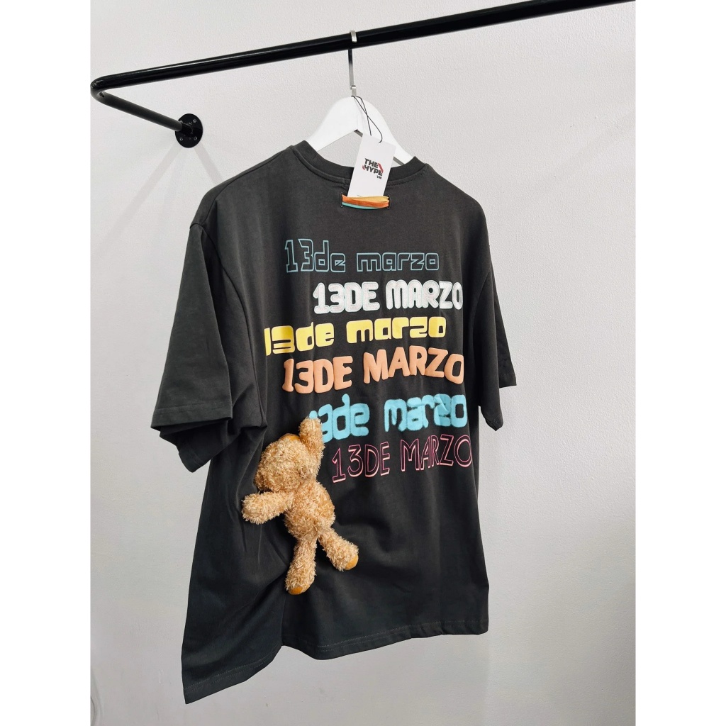13DE MARZO TEE - Áo Thun 13De Natural Colorful Ribbon