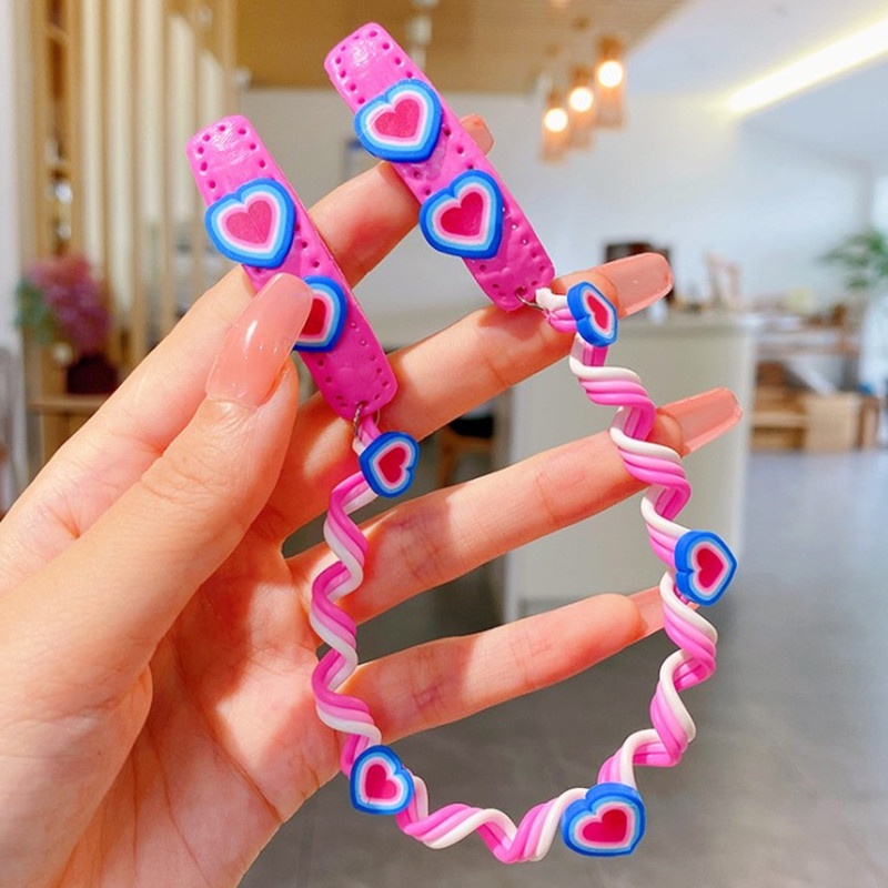 Màu Sắc Dây Buộc Tóc Dạng Xoăn Hình Nấm Phong Cách Hàn Quốc Cho Bé