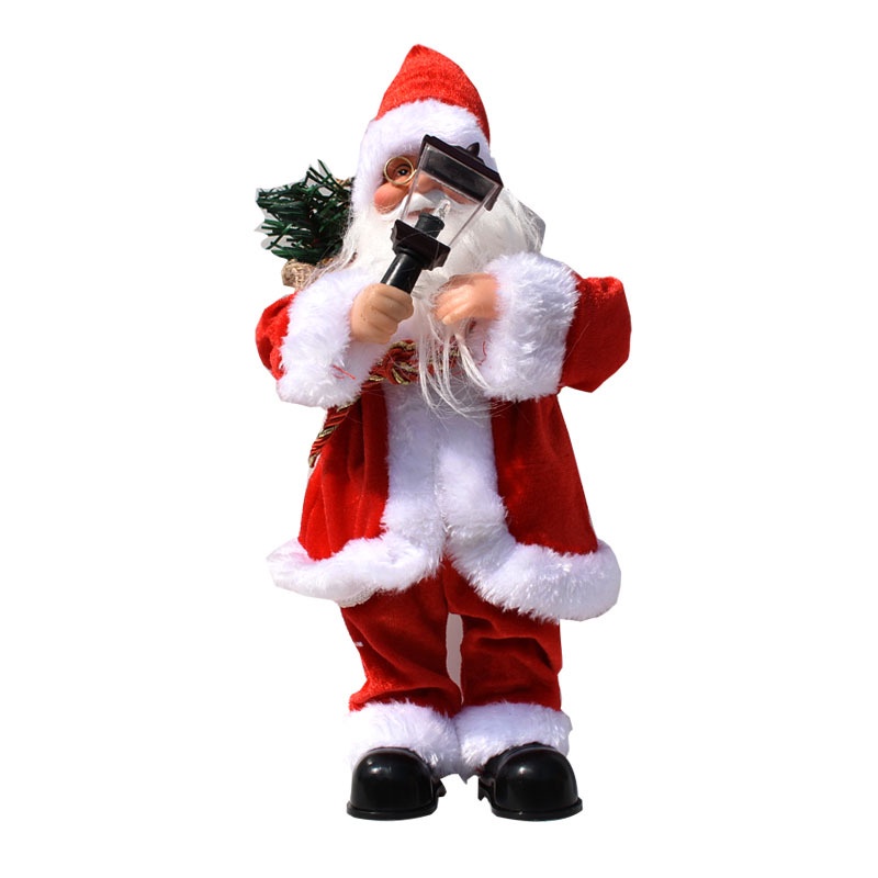 Hàng Mới Về Búp Bê Ông Già Noel Phát Nhạc Trang Trí Giáng Sinh Năm Mới Hàng Bán Chạy Bằng Điện Quà Tặng Cho Trẻ Em