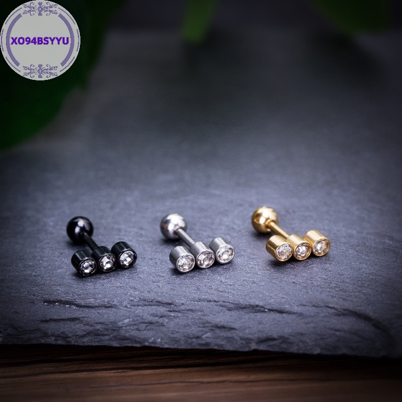 Xo94bsyu 1 Khuyên Tai Xỏ Lỗ Hình Xoắn Ốc Cá Tính Làm Quà Tặng Mới vn