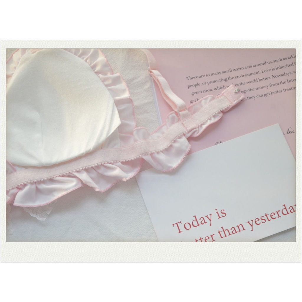 Áo Ngực Không Gọng Họa Tiết melody Dễ Thương Cho Nữ