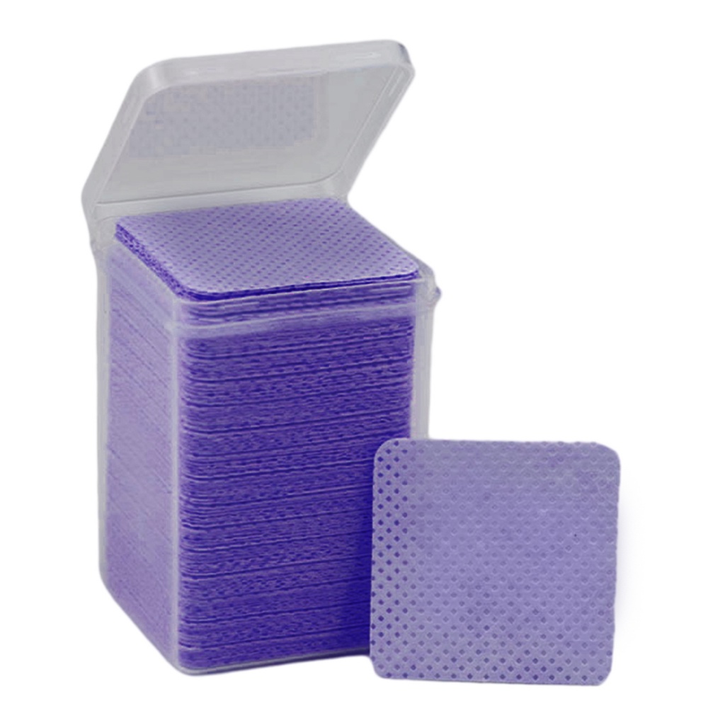 Set 200 / 1200 / 1100 / 1150 Miếng Bông Tẩy Sơn Móng Tay Nửa Đêm Chất Liệu Vải Không Dệt Mềm Mại Thấm Hút Dễ Dàng