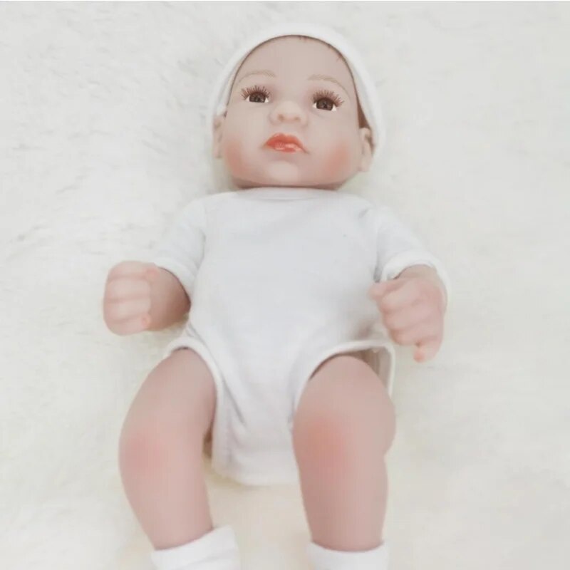 25CM 10Inch Tái Sinh Silicone Bé Búp Bê Giáo Dục Trẻ Em Mềm Keo Họ Búp Bê Đồ Chơi Quà Tặng Sinh Nhật Búp Bê đồ Chơi Dành