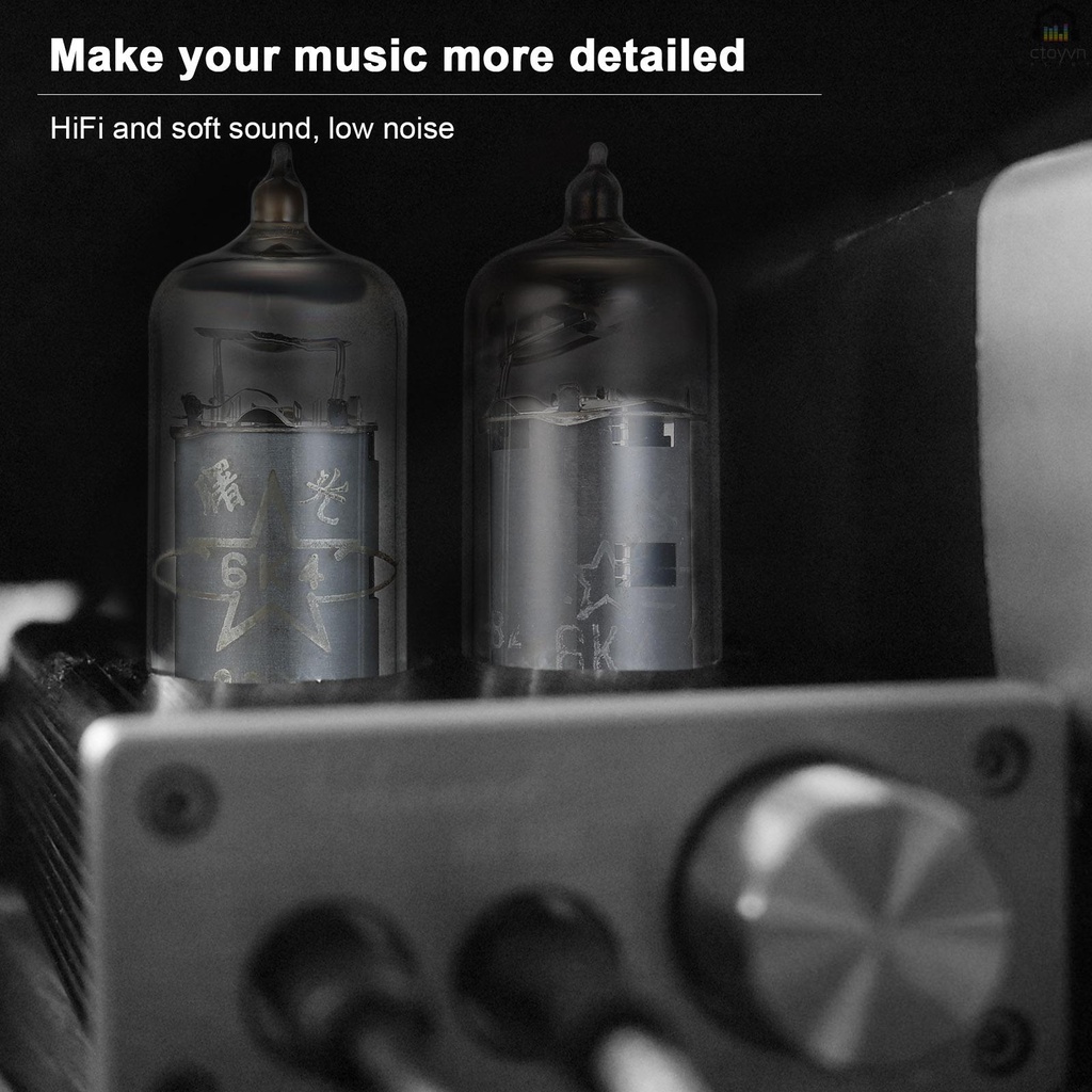 Bộ 2 Ống Van Chân Không 6k4 Thay Thế Cho 6K5 / 6K5W / 6zh1p / 6j1 / 6j1p / ef95