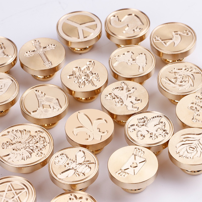 Con Dấu Sáp 25mm In Hình Động Vật Thỏ / Sói / Ong Trang Trí Thiệp Cưới