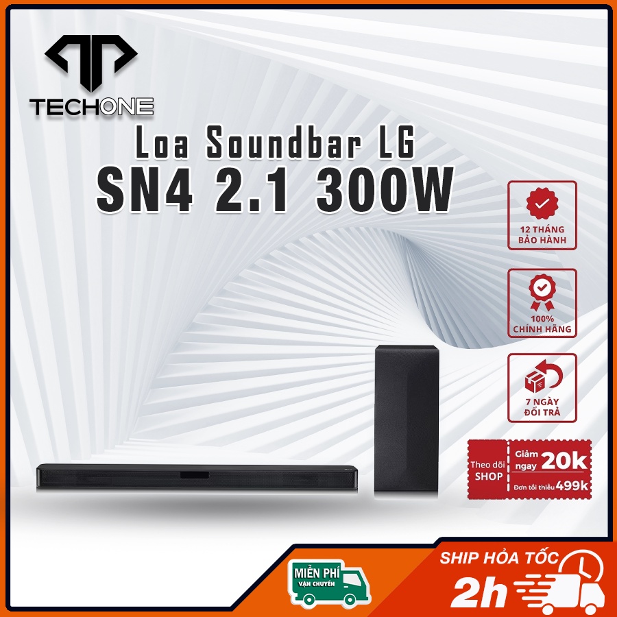 Loa soundbar bluetooth LG SN4 2.1 300W Hàng Chính Hãng Bảo Hành 12 Tháng Trên Toàn Quốc
