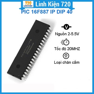 Vi điều khiển pic 16f887-i/p dip40