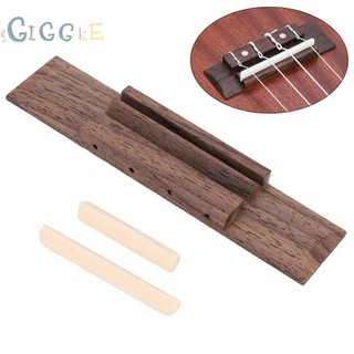 Bridge & Nut &Saddle Slotted Ukulele 3pcs For Guitar Ukulele Parts Kit Durable