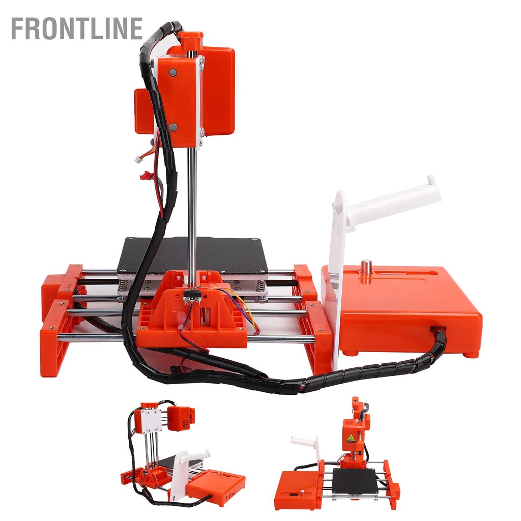 Frontline Máy in 3D Bộ đồ chơi tự làm để bàn mini với 3 loại chế độ kết nối dành cho học sinh 110‑240V
