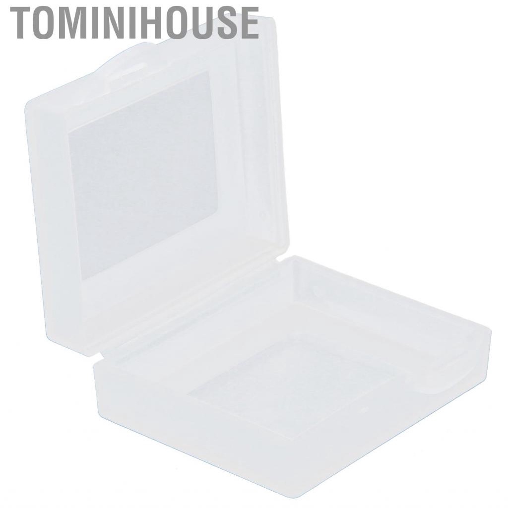 Tominihouse Storage Box Durable Plastic White Transparent Sports