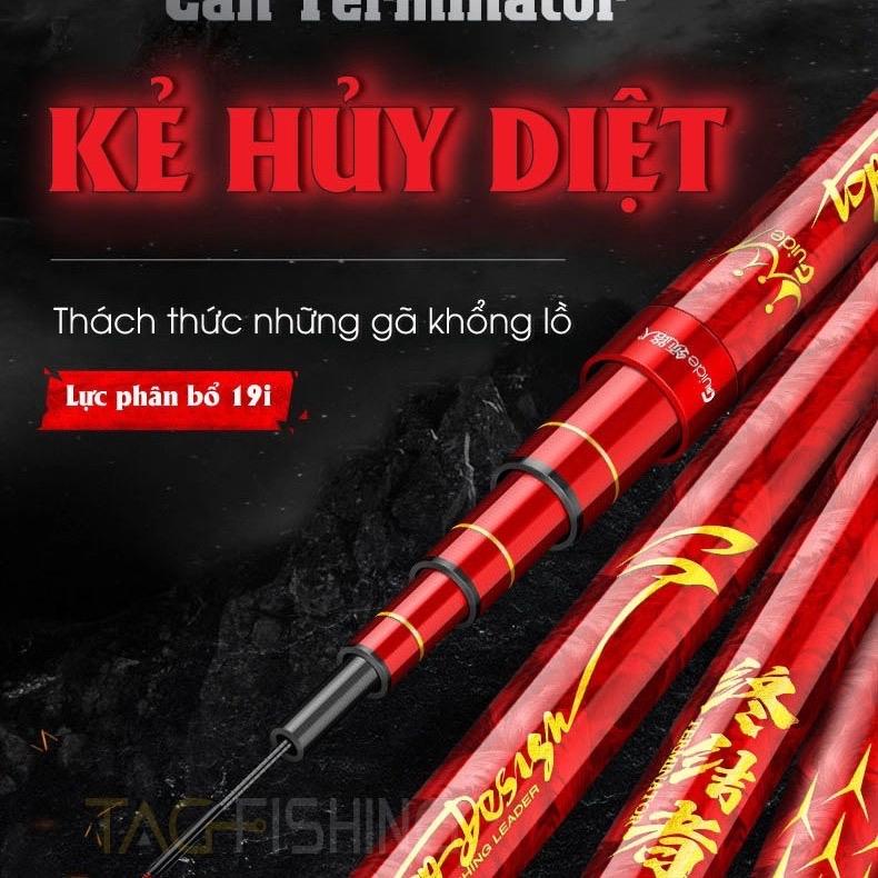 Cần tay Kẻ Hủy Diệt Guide 6h Tải Tĩnh 15000g[Ngọn phụ+Thẻ bảo hành]-Đồ Câu Công Biện Q9.TPHCM
