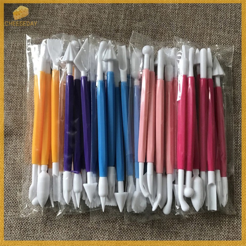 Kem cheeseday| Set 8 Dụng Cụ Tạo Hình Đất Sét polymer Bằng Nhựa polymer Cho Bé Mới