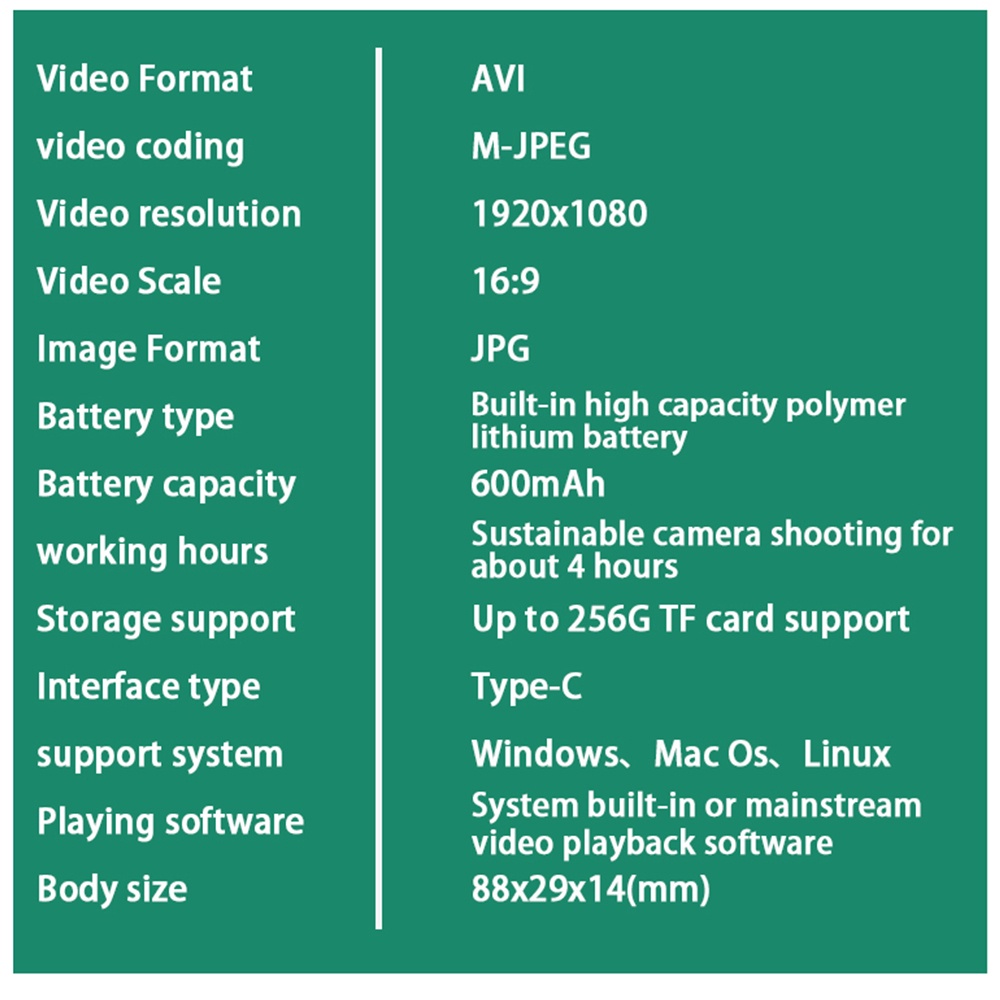 Cctv camera Hồng Ngoại mini Độ Phân Giải Cao 1080p Hỗ Trợ Quay Ban Đêm 600mah