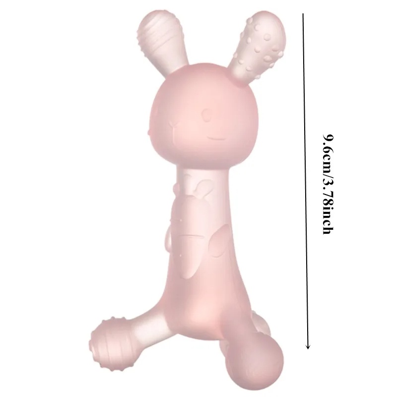 Kẹo Cao Su silicone Hình Thỏ Chất Lượng Cao Cho Bé Sơ Sinh